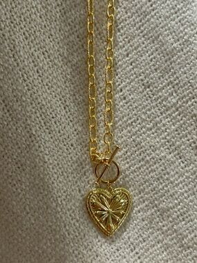 Gold filled Heart Pendant Necklace - Women Jewelry